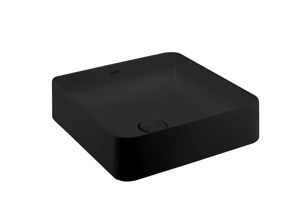 COTTO อ่างล้างหน้าชนิดวางบนเคาน์เตอร์ รุ่น เซนเซชั่น สแควร์ C00341MBK