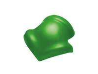 ครอบโค้ง 3 ทางลอนคู่ เขียว