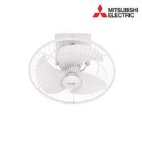 Mitsubishi พัดลมโคจร ระบบส่ายรอบทิศทาง (หยุดส่าย) รุ่น CY18-SA WH สีขาว