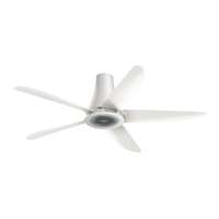 Mitsubishi พัดลมเพดาน แบบรีโมทคอนโทรล รุ่น C56-RA5 SF-GY สีเทาอ่อน