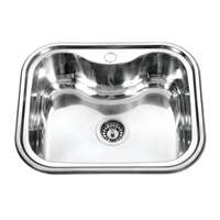 อ่างล้างจาน 1หลุม รุ่น D5848P-S304 FIONA