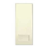 ประตู PVC UNIX รุ่น Extra P2 70X200 สีครีม ไม่เจาะลูกบิด