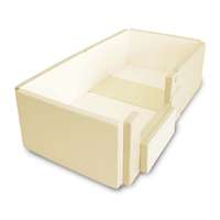 คอกกั้นเด็ก GEKO หนัง Silicone สีไข่ไก่-ครีม ขนาด Standard 1.35x2.55 ม.