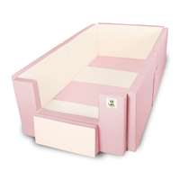 คอกกั้นเด็ก GEKO หนัง PU สีชมพู-ครีม ขนาด 1.22x2.15 ม. (3.5 ฟุต)