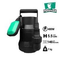 ปั้มแช่ ดูดโคลน PUMPMAN รุ่น GS400 ท่อ 1-1.5 นิ้ว ขนาด 400 วัตต์ (ลูกลอย)