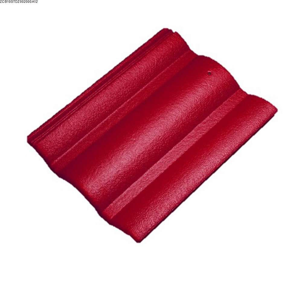 กระเบื้องหลังคาคอนกรีต เอสซีจี รุ่นซีแพค สีแดงกุหลาบ