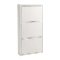 ตู้รองเท้า 3 ช่อง HALLENSLEV 50x15x103 ขาว