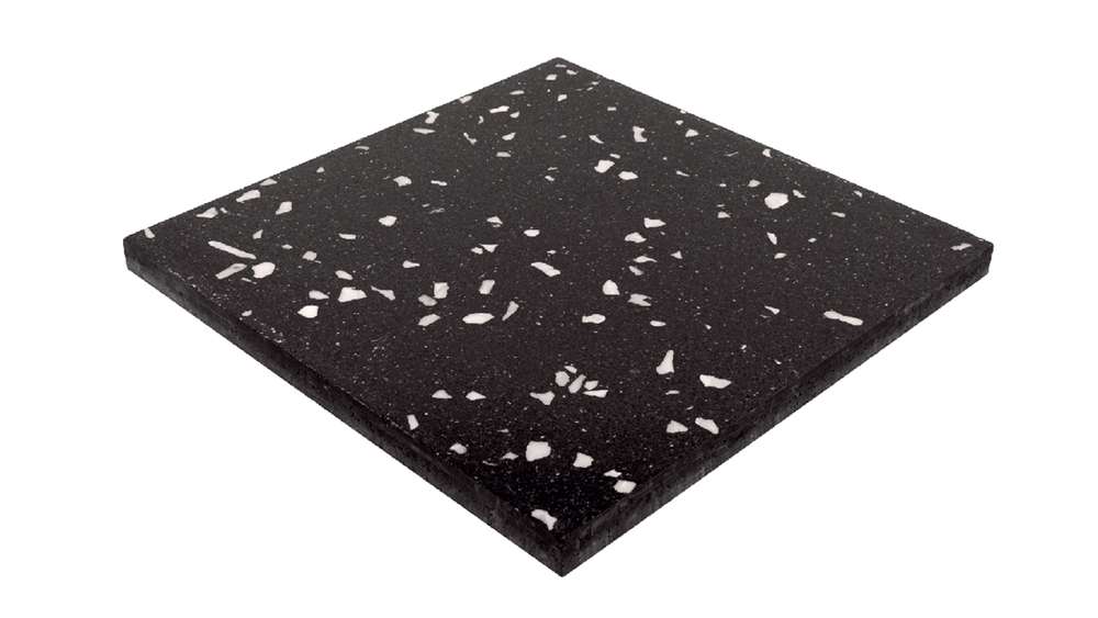 กระเบื้องหินขัดสำเร็จรูป เอสซีจี รุ่น Terrazzo Prompt เบอร์ 8249 สีดำ ขนาด 50x50x3.2 ซม.