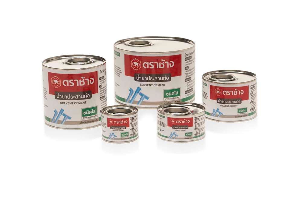 น้ำยาประสานท่อพีวีซี เอสซีจี ใส 500 กรัม