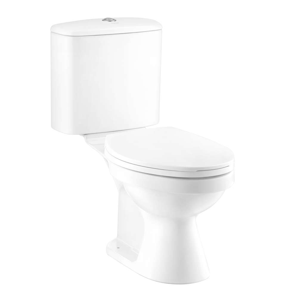 COTTO สุขภัณฑ์แบบสองชิ้น รุ่น C13440 WH BEN 3/4.5L Closet (N)