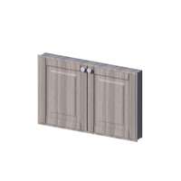 บานคู่ใต้เตา รุ่น ALICE V2 80x50 ซม. สี Unique Oak