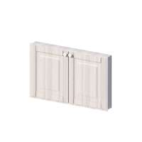 บานคู่ใต้เตา รุ่น ALICE V2 80x50 ซม. สี Smoky Ash