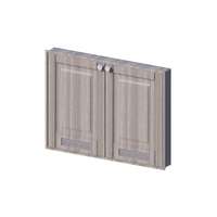 บานซิงค์คู่ช่องระบาย รุ่น ALICE V2 80x60 ซม. สี Unique Oak