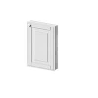 บานซิงค์เดี่ยวเปิดขวา รุ่น ALICE 40x60 ซม. สี White