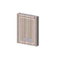 บานถังแก๊สเปิดขวา รุ่น KYLIE V2 50x70 ซม. สี Unique Oak