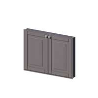 บานซิงค์คู่ รุ่น ALICE V2 80x60 ซม. สี Titanium Grey