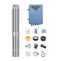 ปั๊มน้ำบาดาลโซลาร์เซลล์ AC/DC รุ่น ปากบ่อ 4 นิ้วขึ้นไป 2200 W, 13m³-110M-300V