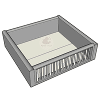 คอกกั้นเด็กRestar รุ่นBarหนัง Classic  ขนาด 6 ฟุต ไม่มีประตู