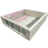 คอกกั้นเด็ก Restarรุ่นBar Plus ขนาด 6ฟุต+ประตู