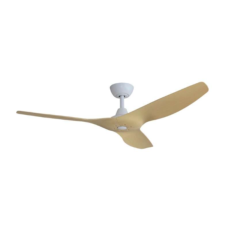 พัดลมเพดานใบพัดพลาสติก รุ่น HYPER 52นิ้ว สีขาว/เมเปิ้ล พร้อมรีโมท