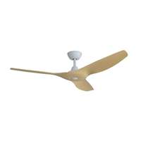 พัดลมเพดานใบพัดพลาสติก รุ่น HYPER 52นิ้ว สีขาว/เมเปิ้ล พร้อมรีโมท