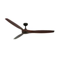 พัดลมเพดานใบพัดพลาสติก รุ่น SINEL 60นิ้ว สีน้ำตาลดำ/วอลนัท พร้อมรีโมท