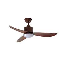 พัดลมเพดานใบพัดพลาสติก มีไฟ LED 18W รุ่น SEABIRD OD 46นิ้ว สีวอลนัท พร้อมรีโมท