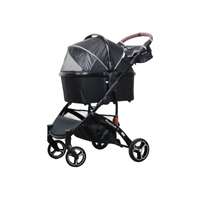 รถเข็นสำหรับสัตว์เลี้ยง Petology - Piccolocane รุ่น CARINO สีดำ