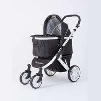 รถเข็นสำหรับสัตว์เลี้ยง Petology - Piccolocane รุ่น TANTO สีดำ