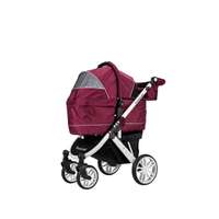 รถเข็นสำหรับสัตว์เลี้ยง Petology - Piccolocane รุ่น  TANTO สีแดง/ขาว