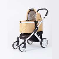 รถเข็นสำหรับสัตว์เลี้ยง Petology - Piccolocane รุ่น TANTO สีเบจ/ขาว