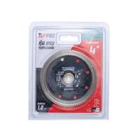 ใบตัดเพชร 4นิ้ว Universal 1.2mm TOPPRO 10ชิ้น