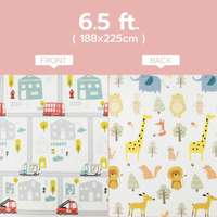 แผ่นรองคลานแบบม้วน Bebeplay XPE รุ่น Rolling Mat หนา 1.5 เซนติเมตร มีกระเป๋าพกพา ขนาด L+/6.5 ฟุต