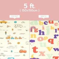 แผ่นรองคลานแบบม้วน Bebeplay XPE รุ่น Rolling Mat หนา 1.5 เซนติเมตร มีกระเป๋าพกพา ขนาด M/5 ฟุต