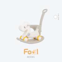 ม้าโยกขาไถ Bebeplay 2in1 รุ่น Foal สีเทา ขาว