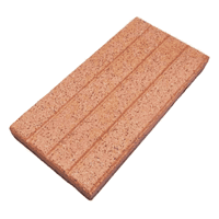 กระเบื้องคอนกรีตปูพื้น เอสซีจี รุ่นเวนโทลา (VENTOLA) กรูฟใหญ่ สีแอปริคอตบราวน์ ขนาด 20x40x3.5 ซม.