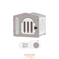 บ้านสัตว์เลี้ยง Hosttail รุ่นเจแปน size S สีเทาขาว