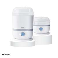 เครื่องนึ่งขวดนมและอบแห้ง 4 โหมด Babier รุ่น BR-0881 อัพเกรด [ตัวถัง 2 ชั้น]