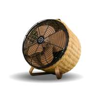 Venz เวนซ์ พัดลมหวาย รุ่น Tuber 12 นิ้ว ตั้งโต๊ะ (สี Sunset)