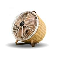 Venz เวนซ์ พัดลม หวาย รุ่น Tuber 12 นิ้ว ตั้งโต๊ะ (สี Sunrise)