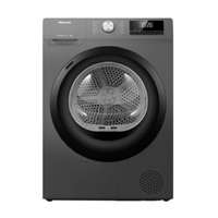 Hisense DH80N1 เครื่องอบผ้า Heat Pump 8 kg ฝาหน้า สีเทา