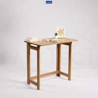 โต๊ะทำงานพับเก็บได้ FASTTECT สีลาเต้