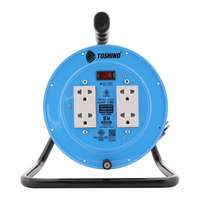 ล้อเก็บสายไฟ TOSHINO จานเหล็ก-กราวด์คู่ 10 ม. รุ่น MN2-315T-10M (16A/3600W)