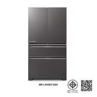 ตู้เย็น 4 ประตู MITSUBISHI ขนาด 564 ลิตร 19.9 คิว รุ่น MR-LX60EY สีเทาประกาย