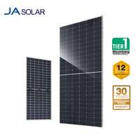 แผ่นโซล่าเซลล์ JA Solar 590Watt N Type Bifacial  รุ่น  JAM72D40-590/MB 30MM