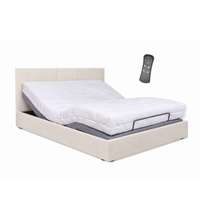 The Bed Signature สินค้าพร้อมติดตั้งเตียงปรับระด้บไฟฟ้าพร้อมที่นอนยางพารา 5ฟุต สีเบจ