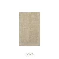 Jviva ผ้าขนหนูใยไผ่ 100% เช็ดผม (15x30นิ้ว) สีเบจ Beige Bone