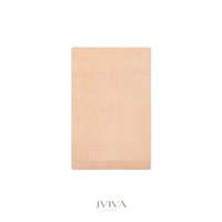 Jviva ผ้าขนหนูใยไผ่ 100% เช็ดผม (15x30นิ้ว) สีพีช Peach Puff