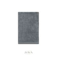 Jviva ผ้าขนหนูใยไผ่100% เช็ดตัว ไซส์ L (27x60นิ้ว) สีเทา Grey Twilight Blue