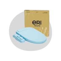 ERI Premium ฝารองนั่ง / ฝาชักโครก กึ่งอัตโนมัติไม่ใช้ไฟฟ้า สี FRESH WATER [Recycle] 